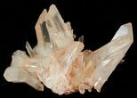 Tangerine Quartz Crystal Cluster - Madagascar #38898-1
